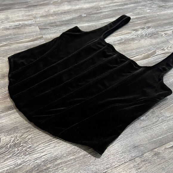 Express Velvet Body Contour Collection Corset Top with Boning S - Picture 4 of 6